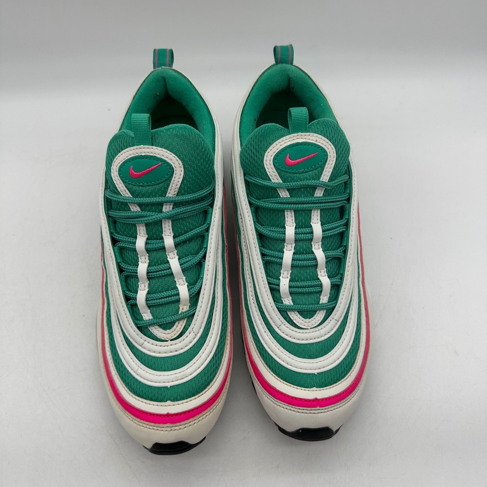 Nike 921826-102 Mens 8.5 Womens 10 Pink & Green Air Max 97 South Beach Sneakers - Picture 5 of 10